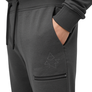 Pantalon de jogging en molleton épais brodé au charbon de bois, qualité supérieure, vente en gros, vêtements décontractés et tendance - Product Image 3