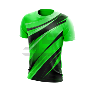 T-shirts imprimés Raphc pour hommes, col rond, coupe classique, en Spandex/Polyester, décontractés, avec logo frontal, tricotés, épais, à manches courtes, style Normcore - Product Image 4