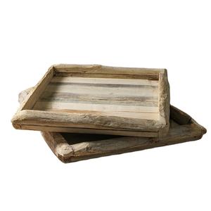 งานฝีมือศิลปะถาดไม้สไตล์อินเดียวินเทจที่ยอดเยี่ยมสำหรับตกแต่งบ้านศิลปะติดผนังคริสต์มาสสีที่กำหนดเองขายส่ง - Product Image 1