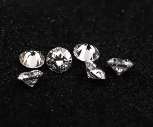 Precio al por mayor: Diamantes sueltos CVD HPHT de 1.1mm, Claridad VVS+, Color Blanco D/E/F, Corte Brillante Redondo, Piedra Sintética Cultivada en Laboratorio - Product Image 1
