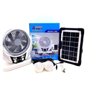 Ventilador Solar Portátil Mini para Camping, Profesional, con Precio de Mayoreo Muy Razonable, Aspas de 6 Pulgadas, 2 Velocidades, 10W - Product Image 2