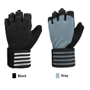 High Quality Weightlifting Workout <b>Gloves</b> for Gym Exercise Strength Development and Athletic Conditioning - Product Image 2