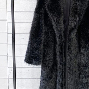 Nouveau manteau long d'hiver en toile et fausse fourrure, décontracté, respirant, de haute qualité, couleur personnalisée, léger, écologique - Product Image 3