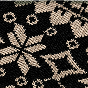 Pull jacquard en laine/acrylique vert Fair Isle pour homme, col montant, anti-rétrécissement, anti-boulochage, motif flocon de neige nordique - Product Image 5