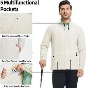 เสื้อแจ็คเก็ตซอฟต์เชลล์ เสื้อแจ็คเก็ตผู้ชาย LUCIVA Alabaster Crest: The Elite All-Season Technical Softshell - Product Image 4