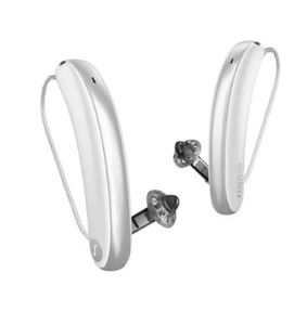Audífonos RIC recargables 7IX de súper calidad, delgados, con transmisión Bluetooth y estuche de carga portátil al mejor precio - Product Image 2