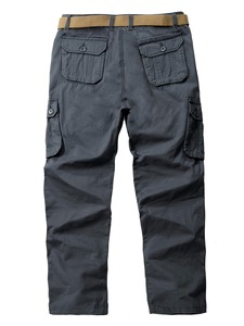 Men's Tactical <b>Cargo</b> Pants Water Resistant Canvas Fabric <b>Stretch</b> Multi-Pocket Workwear Style Zipper Fly Breathable <b>Stretch</b> Fit - Product Image 2
