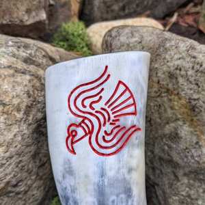 SOFIYA CRAFT - Vaso de Vidrio Artesanal para el Hogar, Material Orgánico Pulido, Forma de Cuerno Natural, Rústico, Ecológico, Tamaño Personalizado - Product Image 2