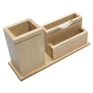 Porte-stylos en bois au design exceptionnel, cadeaux d'affaires pour professionnels, cadeau de bureau haut de gamme, porte-stylos en bois d'acacia - Product Image 2