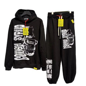 เสื้อฮู้ดดี้คุณภาพสูง ผ้าฝ้าย 100% เนื้อหนา สไตล์สตรีทแวร์ เสื้อผ้าผู้ชาย ลาย "AWFUL LOT of COUGH SYRUP" สำหรับผู้ชาย - Product Image 1
