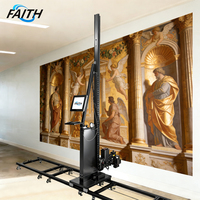 Equipo de impresión de arte mural por inyección de tinta de alta precisión Faith con sistema de control inteligente para decoración de interiores