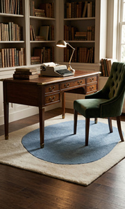 Modern Hand Tufted French <b>Runner</b> Red Wool Rust Area Rugs & Sets in Sizes - Product Image 2