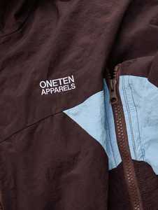 ONETEN APPARELS <b>Women</b> 2 in 1 Color Block Fleece Tracksuit Set Stand <b>Collar</b> Zip up Jacket Drawstring Pants Sporty Loose Fit - Product Image 5