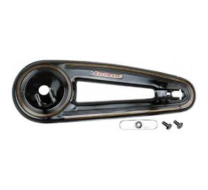 Protector de Cadena Metálico Estilo Vintage para Bicicletas de Ciudad y Carretera, Duradero, Completo con Herrajes de Montaje, para Bicicletas Roadster - Product Image 1