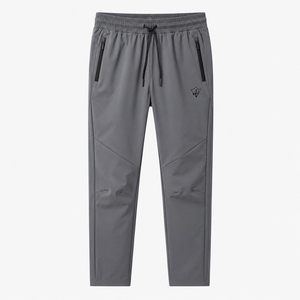 Modern Everyday Clothing Men Trousers Casual Cotton Pants Comfortable Stretch Waist Slim Fit Breathable Fabric Stylish OEM - Product Image 1