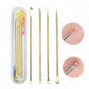 Reusable Acne <b>Extractor</b> Tool Set <b>Blackhead</b> Comedone Remover Facial Pore Cleansing Beauty Care Treatment Kit - Product Image 6
