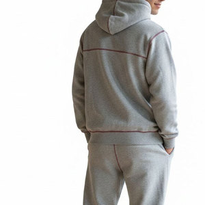 Survêtement personnalisé élégant en gros, hiver, coupe oversize, imprimé, respirant, doublé, 100% coton molletonné, haute densité, vêtements décontractés, streetwear - Product Image 6