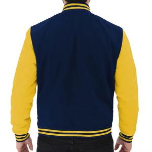 Veste d'hiver en laine de haute qualité pour homme, coupe-vent, chaude, style universitaire, avec broderie, style streetwear, en polaire - Product Image 5