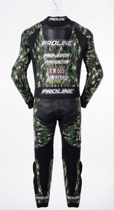 Combinaison de course pour moto en cuir véritable de vache/canguro Ramaha pour homme, 1 pièce, équipement de course en cuir pour la course sur circuit, niveau 2 CE - Product Image 2