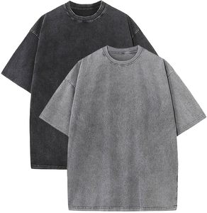 Camiseta Deportiva Holgada para Hombre, Tejido Lavado, Transpirable, Poliéster - Product Image 1