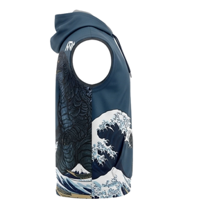 Vente en gros de sweats à capuche sans manches zippés en polyester par sublimation pour hommes, vêtements de musculation, anti-rétrécissement, fabriqués en Chine, meilleur prix, style et qualité supérieurs - Product Image 4