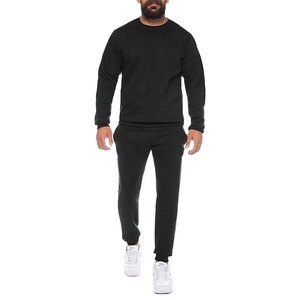 Jogging deux pièces 100% coton de haute qualité pour hommes, survêtement personnalisable avec marque privée, survêtement à capuche, haut d'hiver en polaire 6XL - Product Image 3