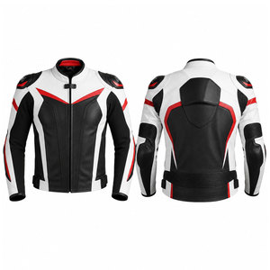 Chaqueta de Cuero para Motociclistas, Diseño Deportivo, de Alta Calidad, Fabricación OEM, Chaqueta Universitaria Resistente, Chaqueta de Cuero para Hombre, Estilo Urbano - Product Image 4
