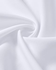 Camisa de Vestir Blanca de Manga Corta para Hombre, 100% Algodón, con Botones de Cuerno, Transpirable, Cuello Clásico, Popelina Antiarrugas, Formal, para Primavera - Product Image 5