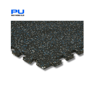 20mm High Density SBR & EPDM Interlocking Rubber Tiles with Shock Absorption and Waterproof for Modern Outdoor Gym Flooring - Product Image 5