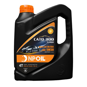Aceite de Motor Automotriz Premium NPOIL CATO 300 TURBO 5W30 para Vehículos de Pasajeros a Gasolina, Eficiente en Combustible, Calidad OEM, 4L 5L 6L - Product Image 1