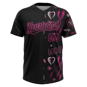 Maillot de baseball personnalisé sublimé unisexe à manches courtes, motif géométrique, séchage rapide, maillot de softball - Product Image 5