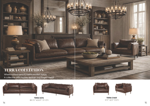 Sillón Moderno con Detalles en Cuero Marrón y Patas de Madera, Estilo Mid-Century, para Sala de Estar, Dormitorio, Vestíbulo de Hotel - Product Image 2