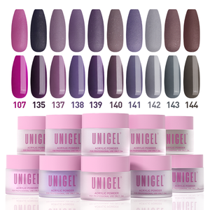 <span class=keywords><strong>UNIGEL</strong></span> - Juego de Polvo Acrílico para Uñas 3 en 1, 192 Colores, No Tóxico, Alta Pigmentación, para Salón, Personalización OEM/ODM - Product Image 3