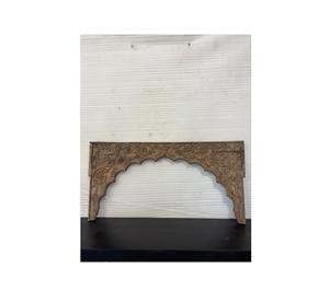 Panel de arco de madera tallado a mano antiguo |   Marco Arquitectónico Decorativo de Pared Estilo Mughal con Diseño de Puerta India Vintage para Decoración del Hogar - Product Image 1