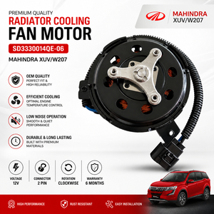 Motor del Ventilador de Refrigeración del Radiador para Mahindra XUV500, 12V, Motor del Ventilador de Refrigeración del Motor, Repuestos para Automóviles - Product Image 2