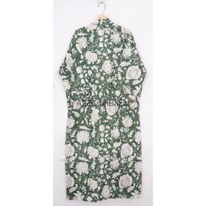 Ensemble de pyjama pour femmes en coton 100% imprimé floral romantique, col en V, manches longues, pour l'automne/l'hiver/le printemps/l'été - Product Image 6