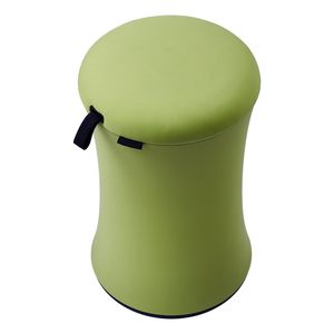 Sgabello Oscillante Regolabile in Altezza (19.3-25 pollici) con Rivestimento in Tessuto, Seduta Confortevole e Flessibile, Materiale in Ferro e Spugna, per Casa - Product Image 1