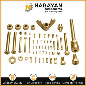 Fixations en laiton sur mesure, écrous, boulons, vis et rondelles de haute précision pour applications industrielles OEM - Product Image 2