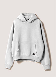 Sudadera con capucha de estilo urbano, de corte holgado y peso pesado, con lavado vintage, capucha con cordón ajustable y un ajuste urbano relajado. - Product Image 4