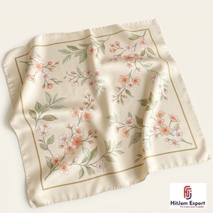 Custom Printed Womens Square <b>Scarf</b> Lightweight Soft Fabric Elegant Fashion Accessories OEM ODM Manufacturer Bali Custom - Product Image 3
