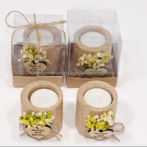 เชิงเทียนแก้วโมเสคแบบพรีเมี่ยมแท่นวางเทียนตกแต่งสีสันสดใสสำหรับงานแต่งงานเทศกาลและงานปาร์ตี้วันหยุด - Product Image 1