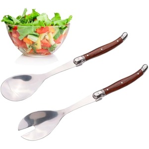 ชุดอุปกรณ์เสิร์ฟสลัดสแตนเลสหรูหรา สำหรับตกแต่งโต๊ะบุฟเฟ่ต์ - Product Image 5