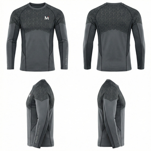 Camiseta de Compresión Rashguard de Manga Larga para Gimnasio, Running y Fitness, con Elasticidad en Cuatro Direcciones, Modelo 2026 - Product Image 6