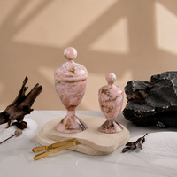 Ensemble brûleur à bakhoor en résine écologique fait main Curio Craft avec boîte de rangement assortie pour encens indien