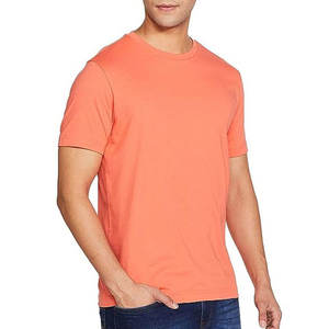 T-shirt en coton tricoté 100% pour homme sur mesure |   Haut d'été uni à col rond et manches courtes |   T-shirt streetwear coupe classique |   Séchage rapide - Product Image 1