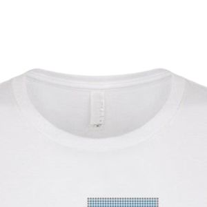 T-shirt gris à manches courtes et col rond avec motif de lettres entrelacées, style décontracté, streetwear, vêtements confortables pour tous les jours - Product Image 2