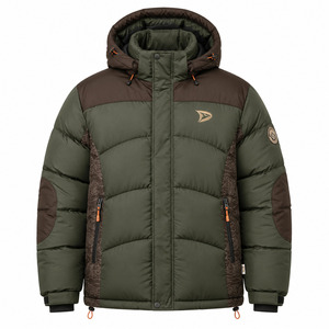 Custom Men Puffer <b>Jacket</b> Winter <b>Warm</b> <b>Waterproof</b> Quilted Coat OEM Private Label Wholesale Manufacturer - Product Image 1