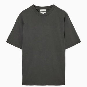 Meilleur prix de t-shirts délavés à l'acide en coton de qualité supérieure pour hommes personnalisé tissu tricoté de grande taille conception vierge logo motif vente - Product Image 4