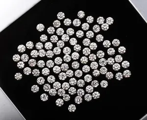 Diamants ronds de laboratoire de 2,3 mm, taille Melee, CVD HPHT, couleurs D/E/F, pureté VVS+, 0,052 carats chacun, lot de 20 pierres, certifiés IGI, pour bijoux - Product Image 2