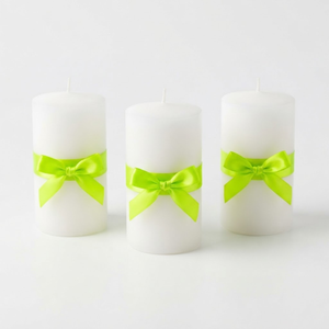 Cinta de Satén Verde Neón Chartreuse de 12 mm, de una Sola Cara, 100% Poliéster, Resistente al Encogimiento, 10 Rollos x 8 Metros, para Regalos Escolares - Product Image 4